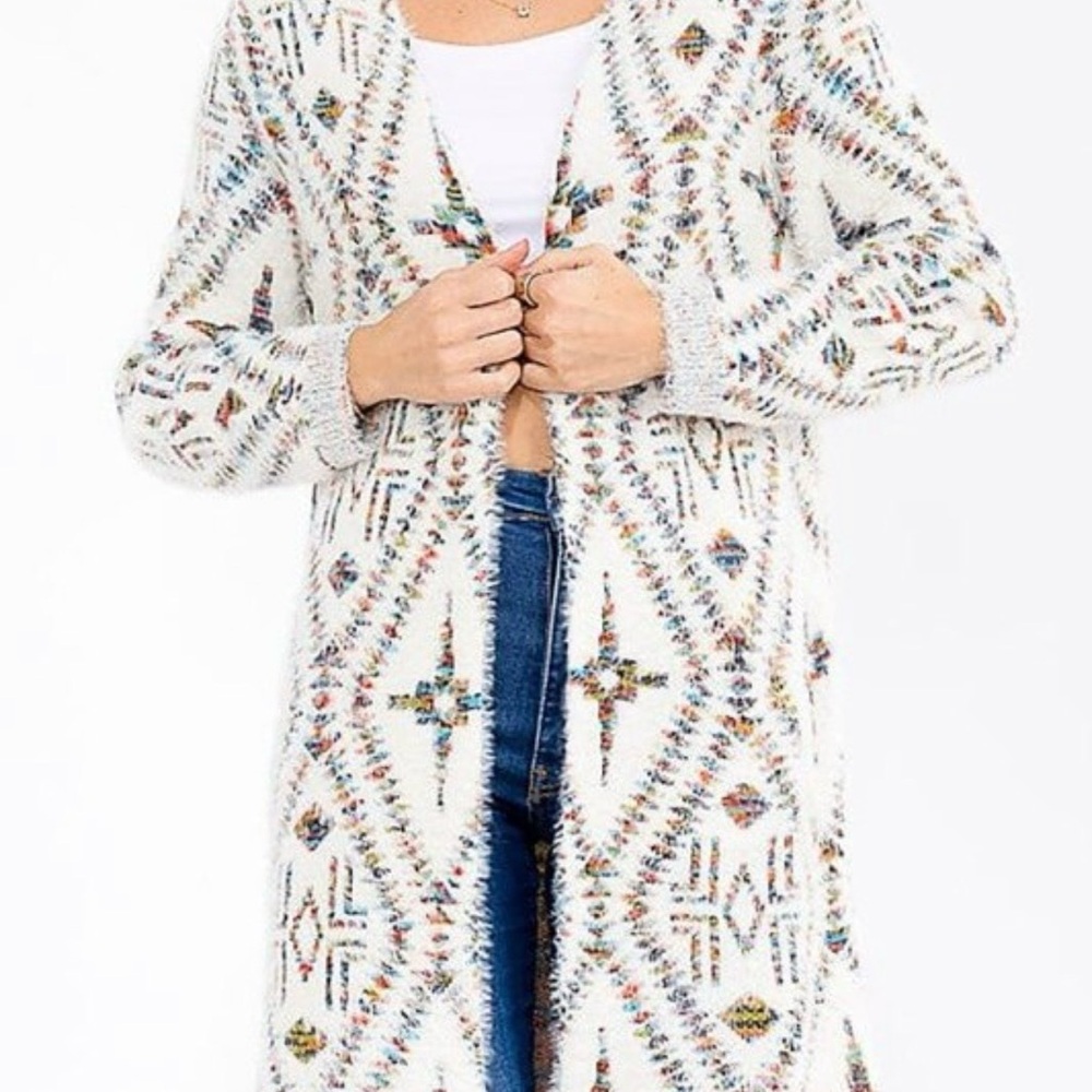 Women's Multicolor Patterned Sweater